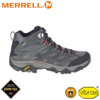 【MERRELL 美國 男 MOAB 3 MID Gore-Tex中筒防水登山鞋 寬楦《深灰》】 ML035785W/越野鞋
