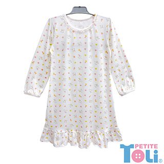 日本製女童甲殼素長袖洋裝【J22-66156A】