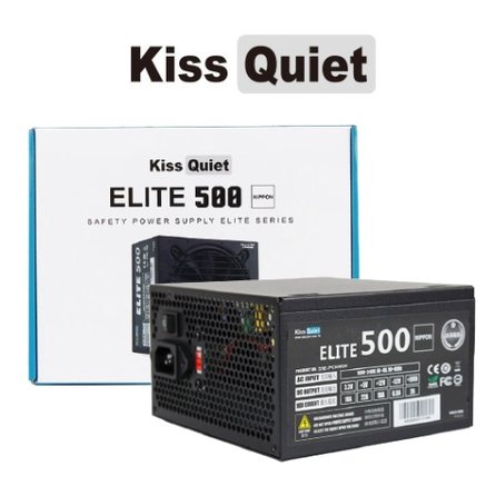【免運】德國工藝 Kiss Quiet Elite 500 電源供應器 主日系電容 ATX 電腦 POWER
