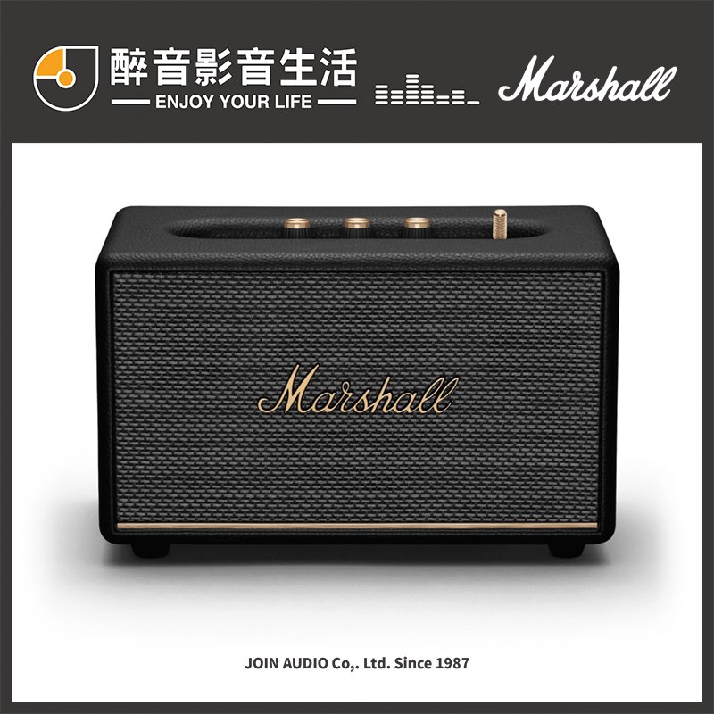 【醉音影音生活】英國 marshall acton iii 經典黑 第三代 藍牙喇叭 台灣公司貨