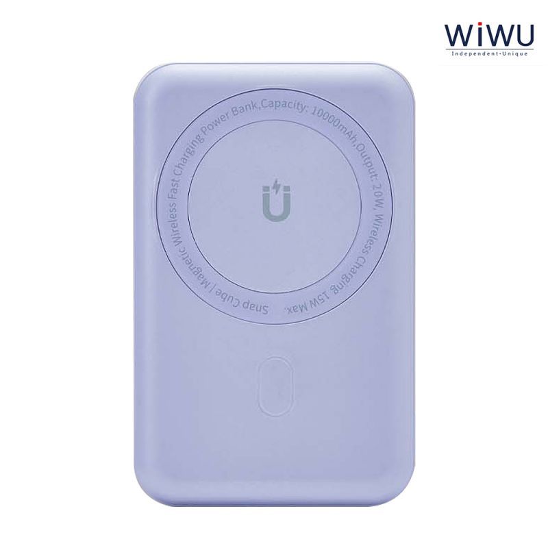 【預購】行動電源 WiWU Cube 磁吸無線行動電源 10000mAh【容毅】