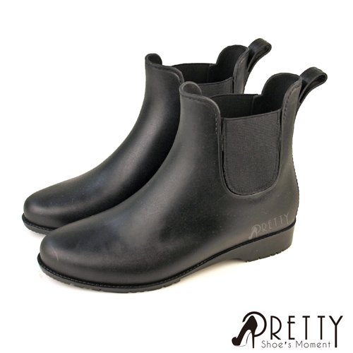 【Pretty】台灣製時尚防水切爾西短筒雨靴/雨鞋/短靴N-21541