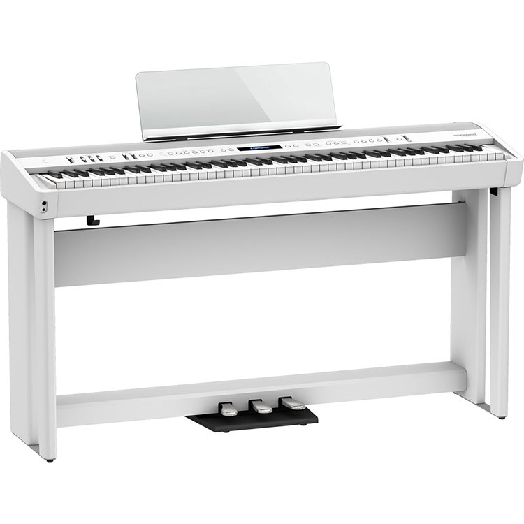 Roland FP-90X 旗艦型便攜式數位鋼琴-新款白色全配組/原廠琴架/原廠好禮