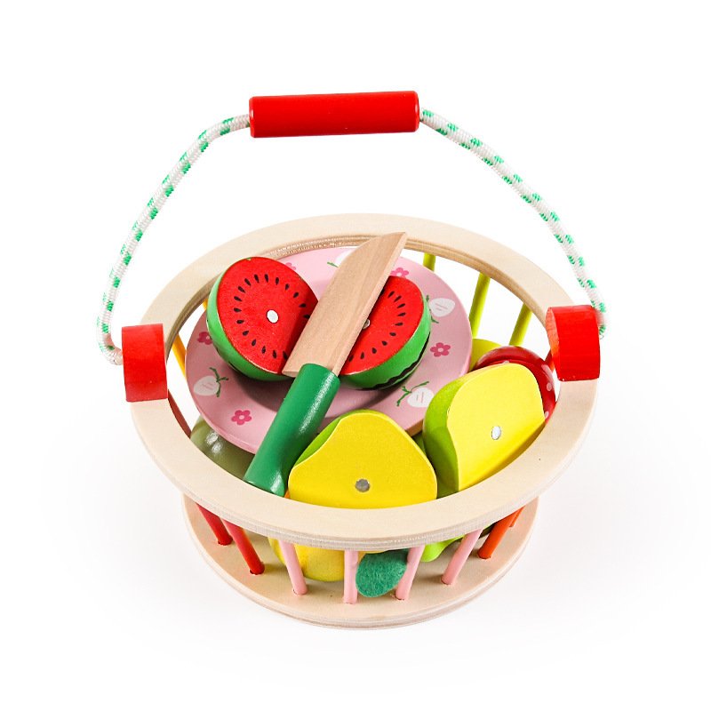 【娃娃國】木製磁性水果切切樂玩具