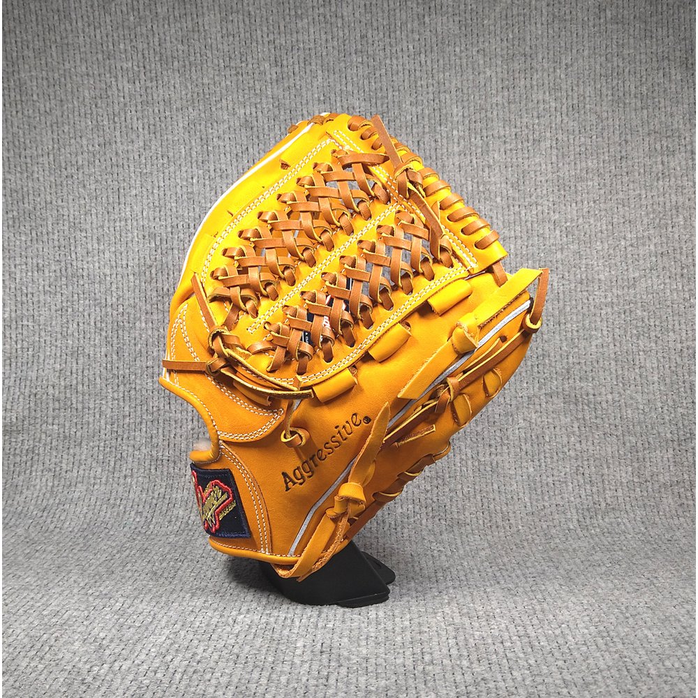 「野球魂」--特價！日本「久保田KUBOTA」軟式棒球手套（內野手，KSN-L7S，KS橘色）日本製