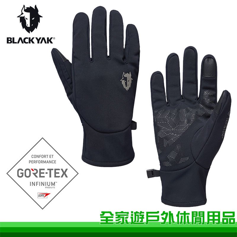【BLACKYAK】YAK INFINIUM防風手套 黑 觸控手套 GORE-TEX手套 BYBB2NAN0795