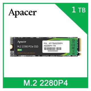 【綠蔭-免運】Apacer 宇瞻 AS2280P4 M.2 PCIe 1TB Gen3x4 固態硬碟