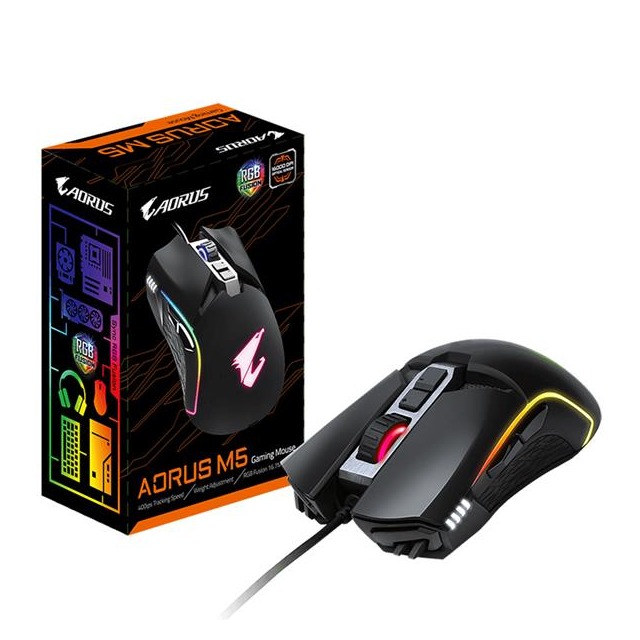 技嘉 GIGABYTE AORUS M5 RGB USB電競滑鼠