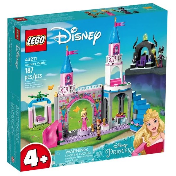 LEGO 樂高 43211 Disney系列 睡美人的城堡 Aurora's Castle 187pcs