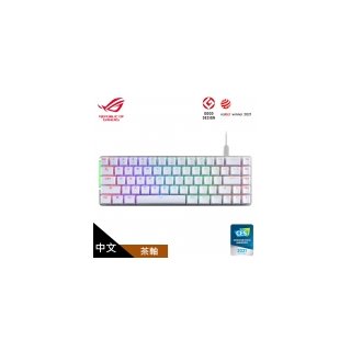 【ASUS 華碩】ROG Falchion Ace 65%機械式鍵盤 茶軸/白色