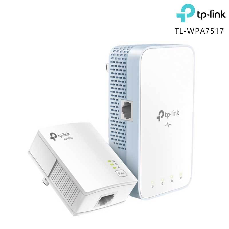 TP-Link TL-WPA7517 KIT AV1000 AC1200 Gigabit 電力線 Wi-Fi 橋接器 套組 雙包裝