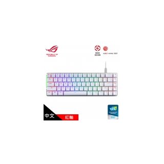 【ASUS 華碩】ROG Falchion Ace 65%機械式鍵盤 紅軸/白色