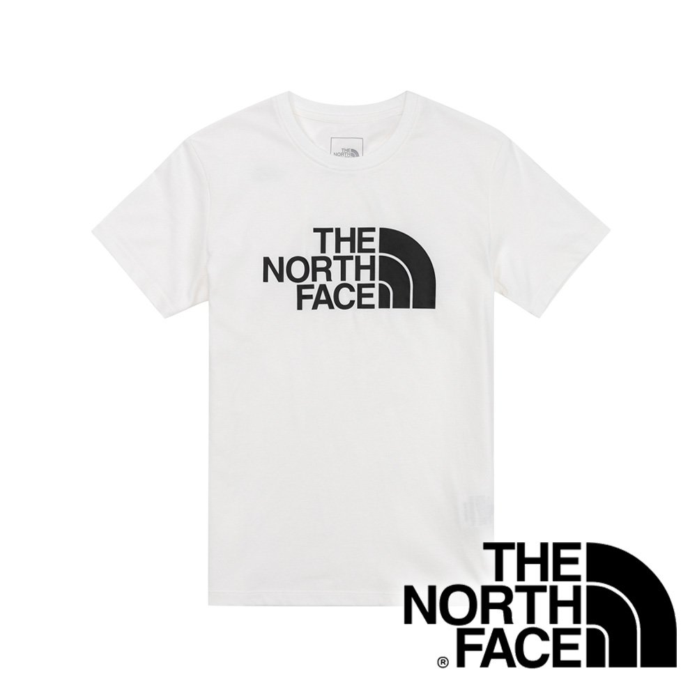 【THE NORTH FACE 美國】女圓領短袖T恤『白色』NF0A7WCH 戶外 登山 時尚 休閒 上衣 短袖