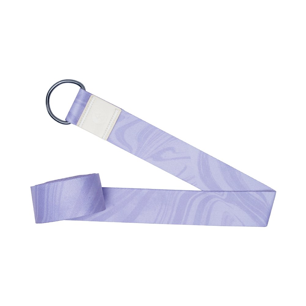 【 yoga design lab 】 yoga straps 生態印花瑜珈繩 lavender