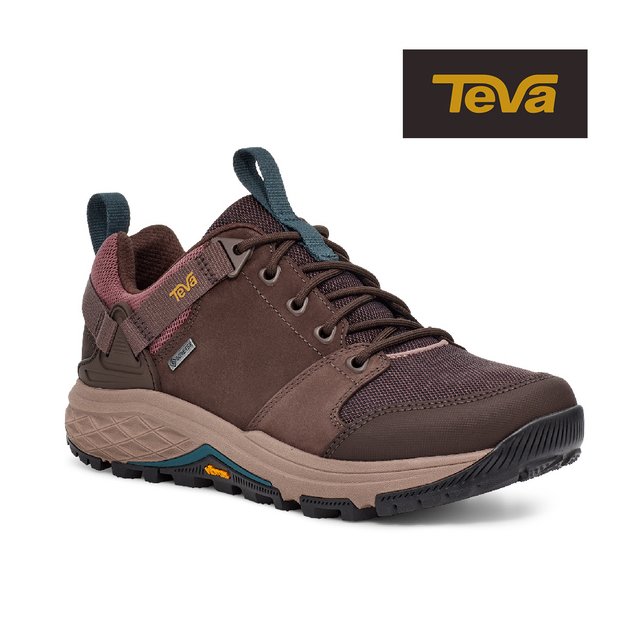TEVA女Grandview GTX Low 低筒防水黃金大底郊山鞋/登山鞋(厥褐色-TV1134030BBWD)