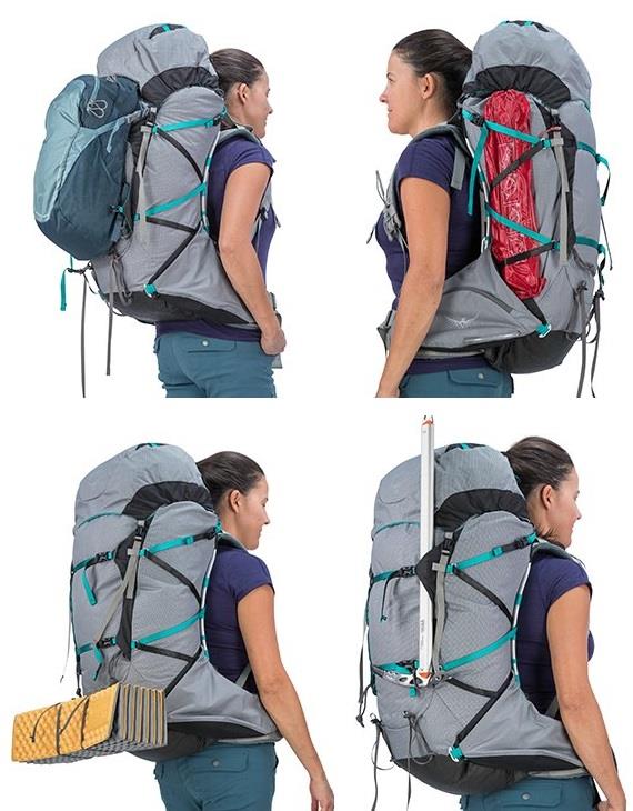 Osprey Ariel Pro 65 女款登山背包航海灰Voyager Grey - 台北山水戶外