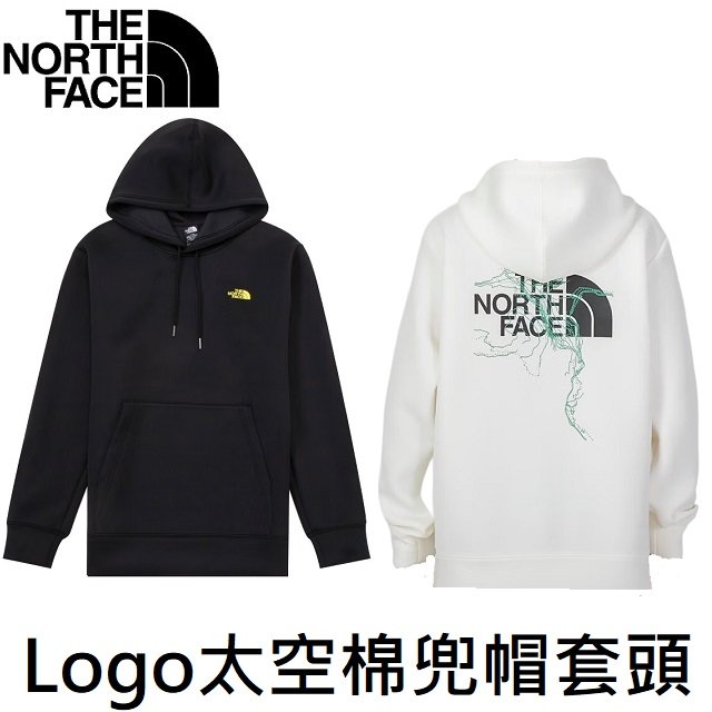 [ THE NORTH FACE ] 男女款 Logo太空棉兜帽套頭衫 / 帽T 太空棉 / NF0A7WF1