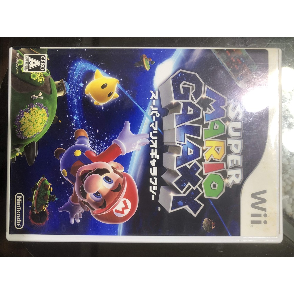 土城可面超便宜盒裝 WII遊戲 WII光碟 WII GAME 超級瑪利歐銀河 (銀河瑪莉歐)(日文版)