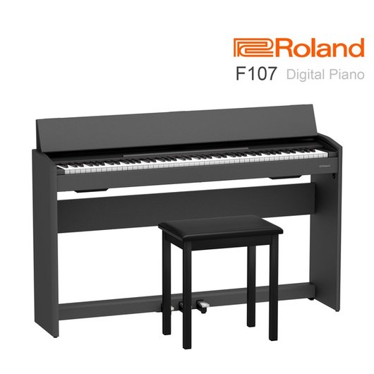 亞洲樂器 Roland F107 88鍵電鋼琴 數位鋼琴 折疊式琴蓋 F-107、現貨