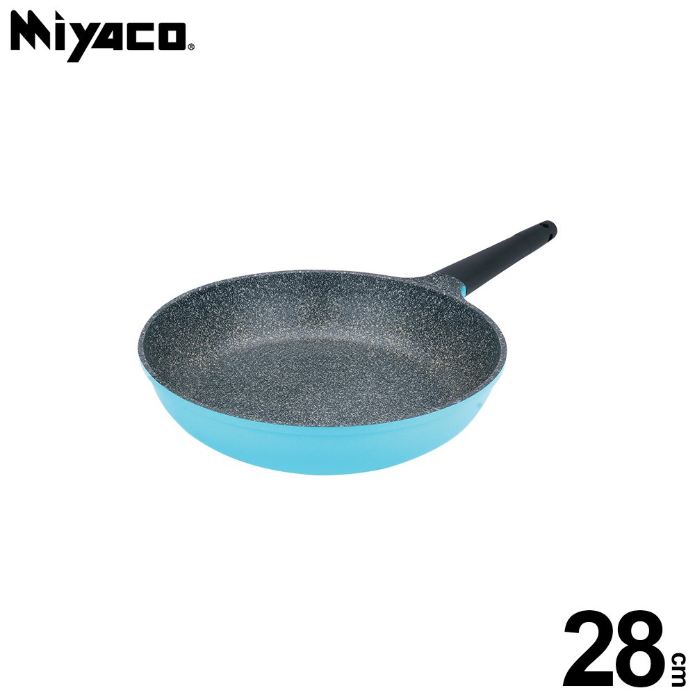 【米雅可 Miyaco】歐式晶鑽輕量不沾平底鍋 28cm (無蓋)