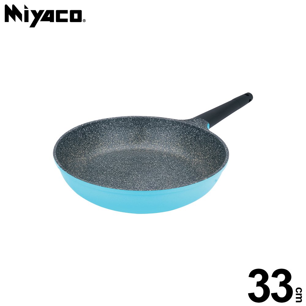 【米雅可 Miyaco】歐式晶鑽輕量不沾平底鍋 33cm (無蓋)