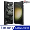 【Ringke】三星 Galaxy S23 Ultra [Fusion X] 防撞手機保護殼－迷彩黑