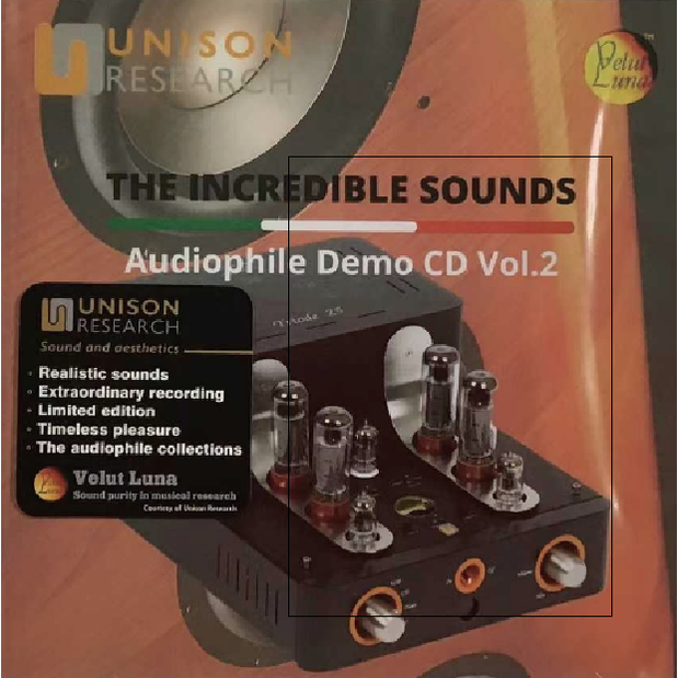 THE INCREDIBLE SOUNDS Audiophile (Unison Research)Demo CD 2