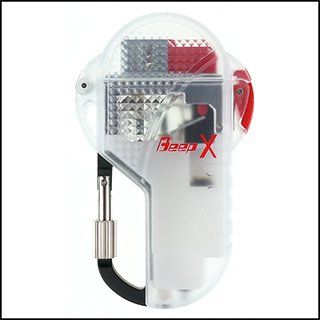 ◆斯摩客商店◆【Beep】Beep X系列-登山扣設計瓦斯打火機(透明款) NO.BEX0001