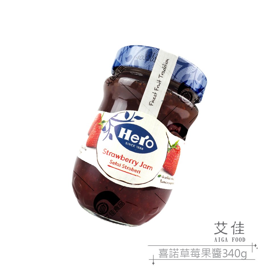 【艾佳】喜諾草莓果醬340g