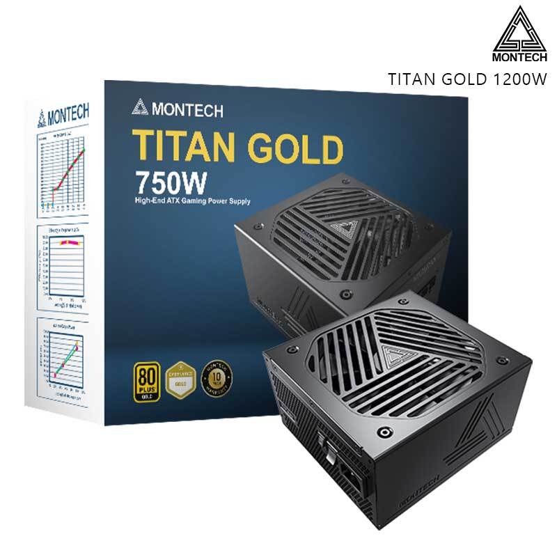 MONTECH 君主 TITAN GOLD 750W ATX3.0 PCI-E 5.0 金牌 全模組 電源 供應器