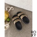 【ROXY】SLIPPY BRAIDED 涼鞋 咖啡色