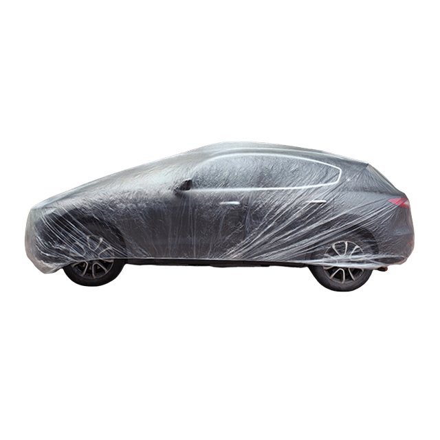 【Q禮品】A5882 一次性汽車罩L號 拋棄式車罩 透明防塵汽車套 塑膠車罩車衣 汽車衣罩 透明車衣 汽車用品 贈品禮品