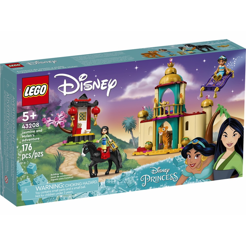 LEGO 樂高 43208 Disney 茉莉和花木蘭的精彩冒險 外盒:35*19*6cm 176pcs