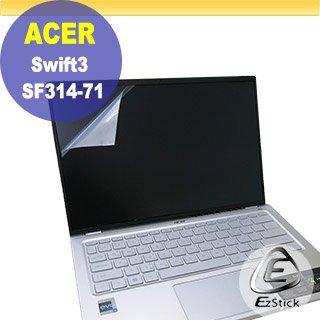 【Ezstick】ACER SF314 SF314-71 靜電式筆電LCD液晶螢幕貼 (可選鏡面或霧面)