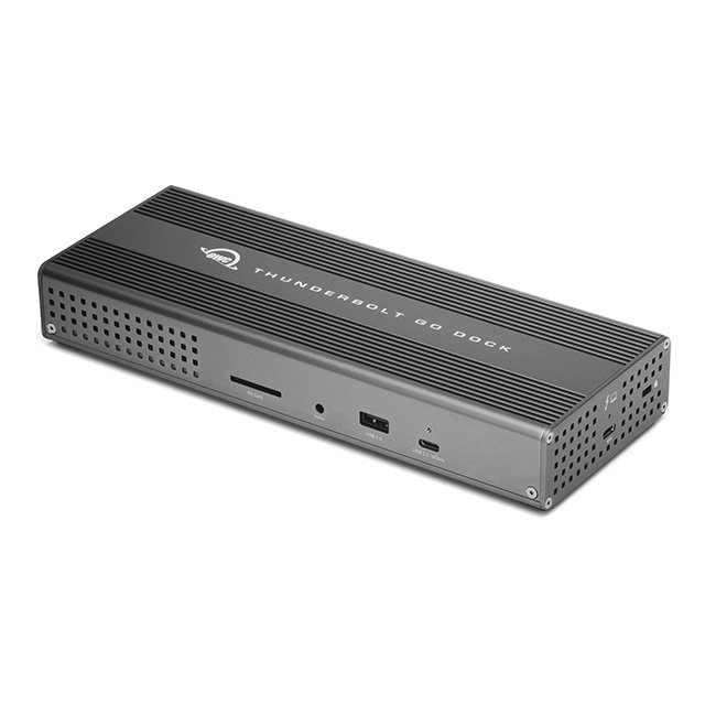 OWC Thunderbolt Go Dock, 變壓器內置，方便好攜帶。, 為您 Thunderbolt 接口增加更多的連接性。