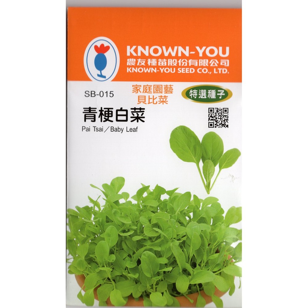 【拈花微笑】青梗白菜 | 貝比菜種子 | 12 g| 非基因改造種子 | 蔬菜 | 蔬果 | 有機無毒 | 高發芽率