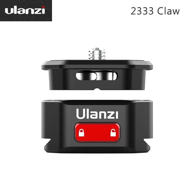 EGE 一番購】Ulanzi【2333 Claw V2 快拆座套裝含快拆板】二代 Claw 銳爪超快速安裝系統【公司貨】
