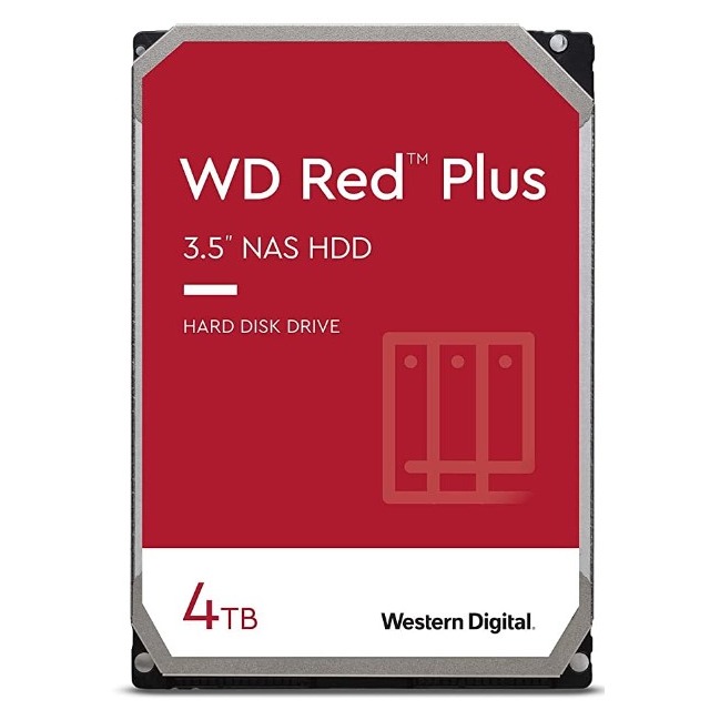 3c91/WD40EFPX Plus 4TB 3.5吋 NAS硬碟/紅標