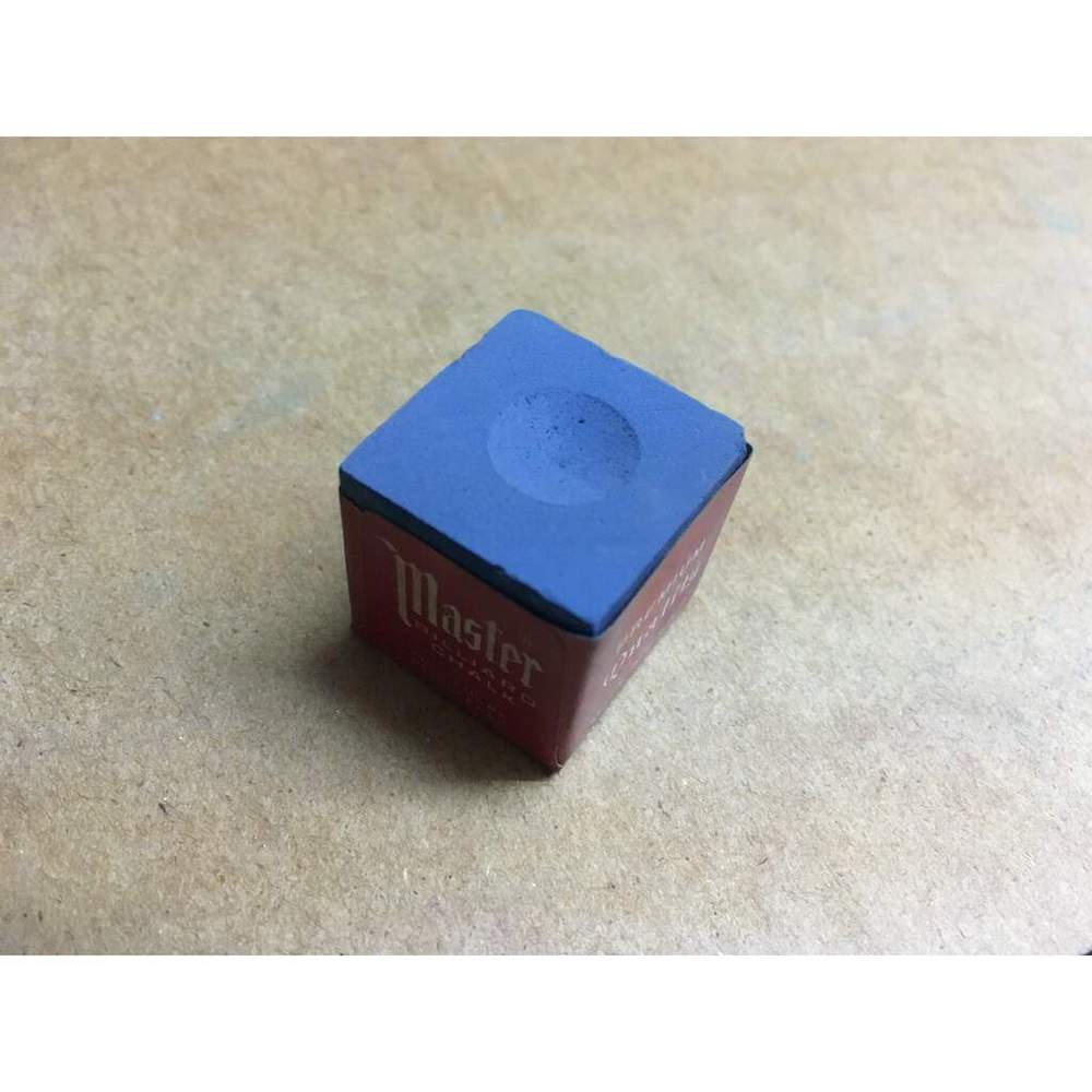 [全新品]撞球桿專用 MASTER 馬斯特 鹿頭 巧克 乾性巧粉 海軍藍 1盒裝 144顆