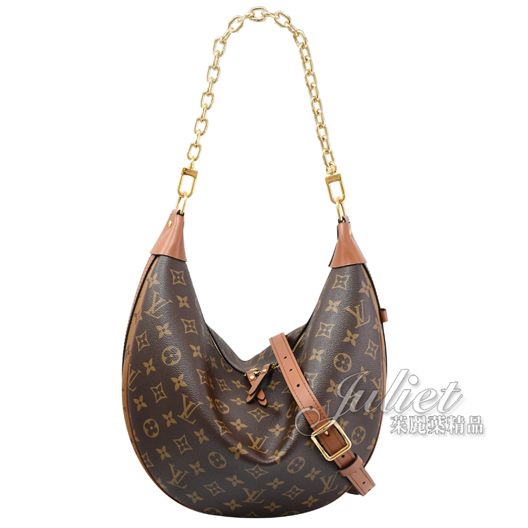 Louis Vuitton, Bags, Authentic Brand New Louis Vuitton Loop Hobo Gm Size  M4631 Monogram Reverse Bag