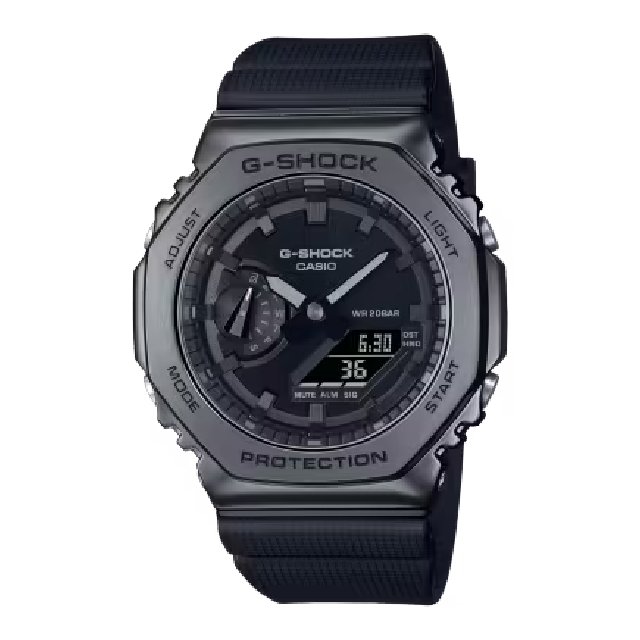 CASIO卡西歐 2100 系列 八角形錶圈潮流腕錶 44.4mm GM-2100BB-1A