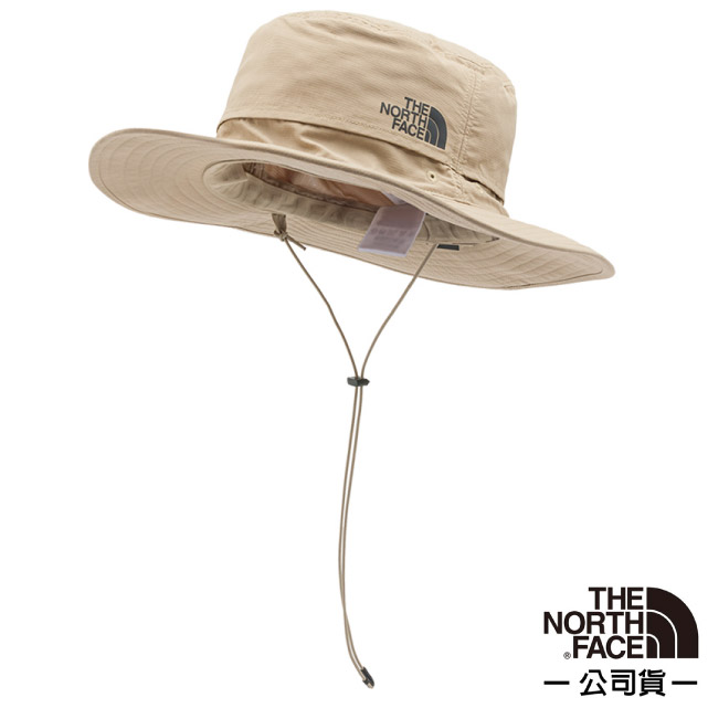 【美國 The North Face】中性 Horizon Breeze Brimmer Hat  輕質透氣遮陽帽.圓盤帽(可調節帽帶).休閒帽.非Mummut_5FX6-254 白卡其 N