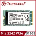 Transcend 創見 MTE400S 512GB M.2 2242 PCIe Gen3x4 SSD固態硬碟(TS512GMTE400S)