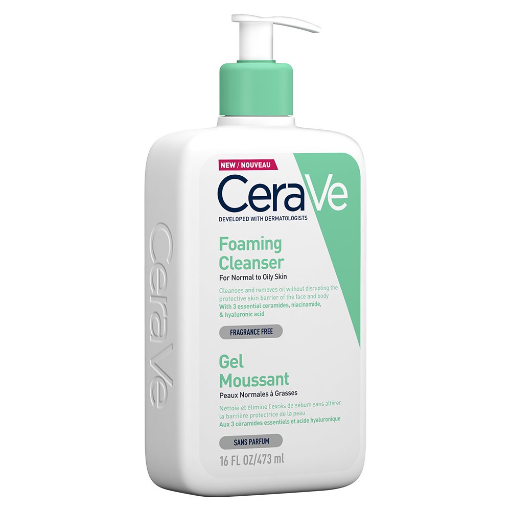 CeraVe適樂膚 溫和泡沫潔膚露473ml