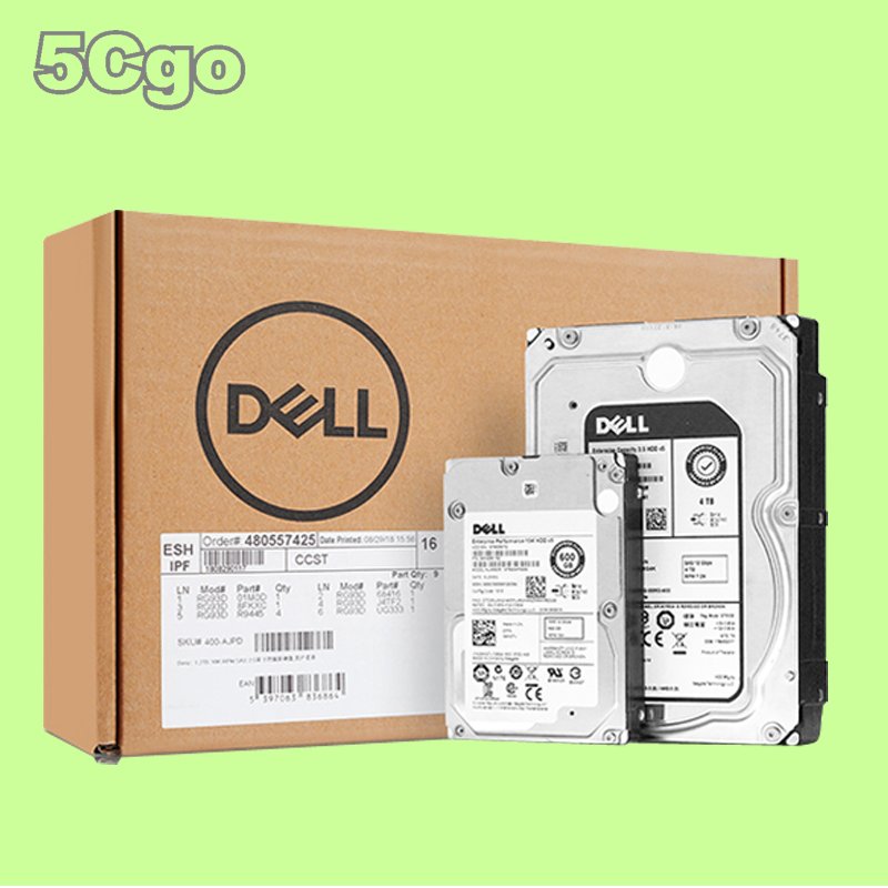 5Cgo【權宇】DELL/戴爾600GB/600G SAS 3.5 15K企業伺服器硬碟ST3600057SS 含稅