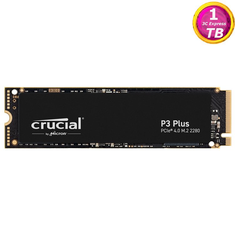 Crucial P3 plus 1TB 1T NVMe PCIe M.2 SSD 5000MB/s 美光固態硬碟