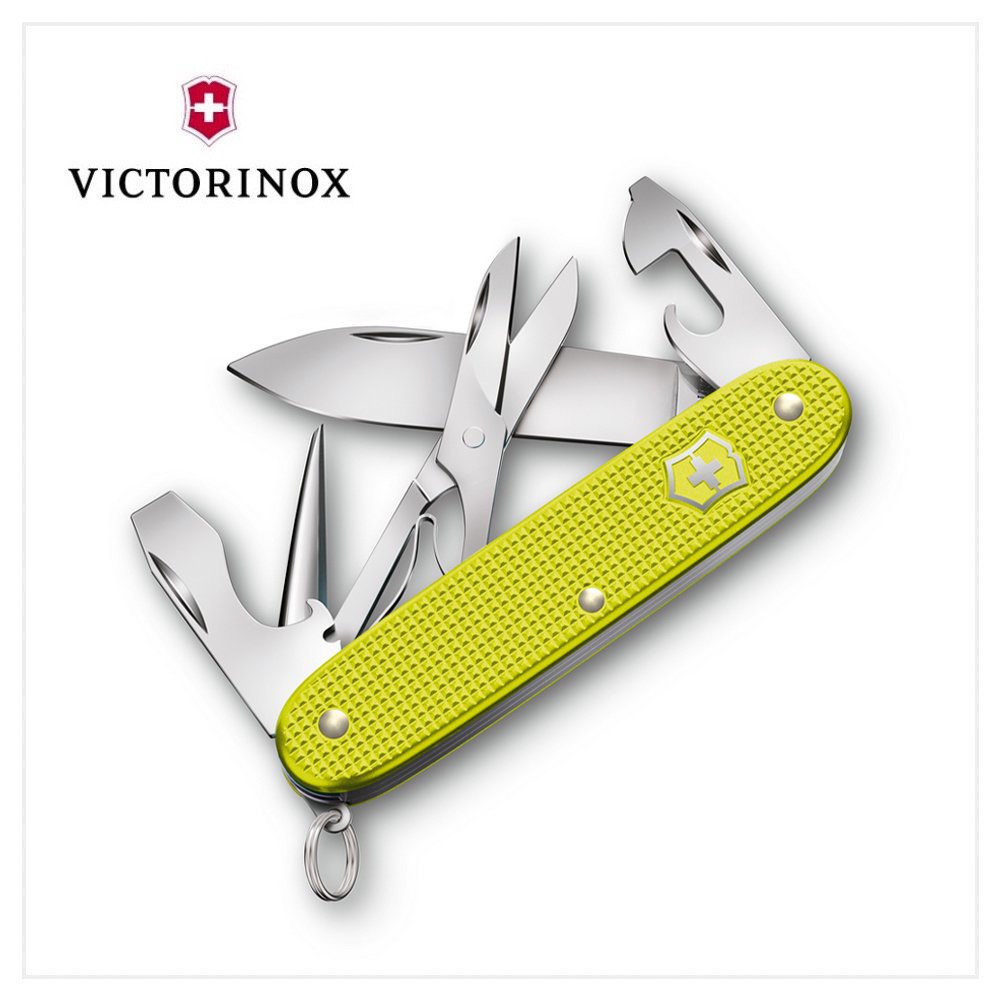 VICTORINOX 瑞士維氏 瑞士刀 鋁合金 9用 93mm 限量版電光黃 0.8231.L23
