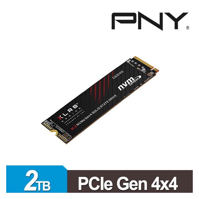 PNY XLR8 CS3140 2TB M.2 2280 PCIe 4.0 SSD 固態硬碟