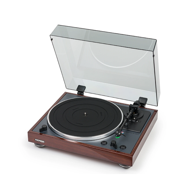 Thorens TD 102 A黑膠唱盤(核桃木)◉內建唱臂＆唱頭