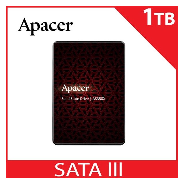 Apacer 宇瞻 AS350X SATA3 2.5吋 1TB SSD 固態硬碟